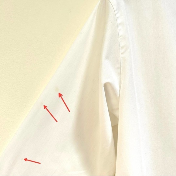 Vintage Autumn Halloween Fall Leaves Pumpkin Embroidered White Button Up Top - Picture 6 of 12